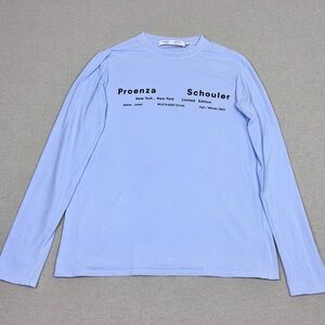 Proenza Schouler Fall / Winter 2021 Limited Edition Light Blue Long Sleeve